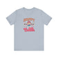 Light Blue Pop Culture Easter Shirt – Hoppy Easter Tee for Women