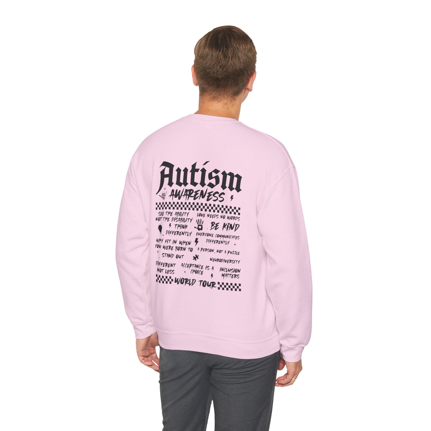 Sweatshirt Autism Awareness World Tour Statement Autism Sweatshirt