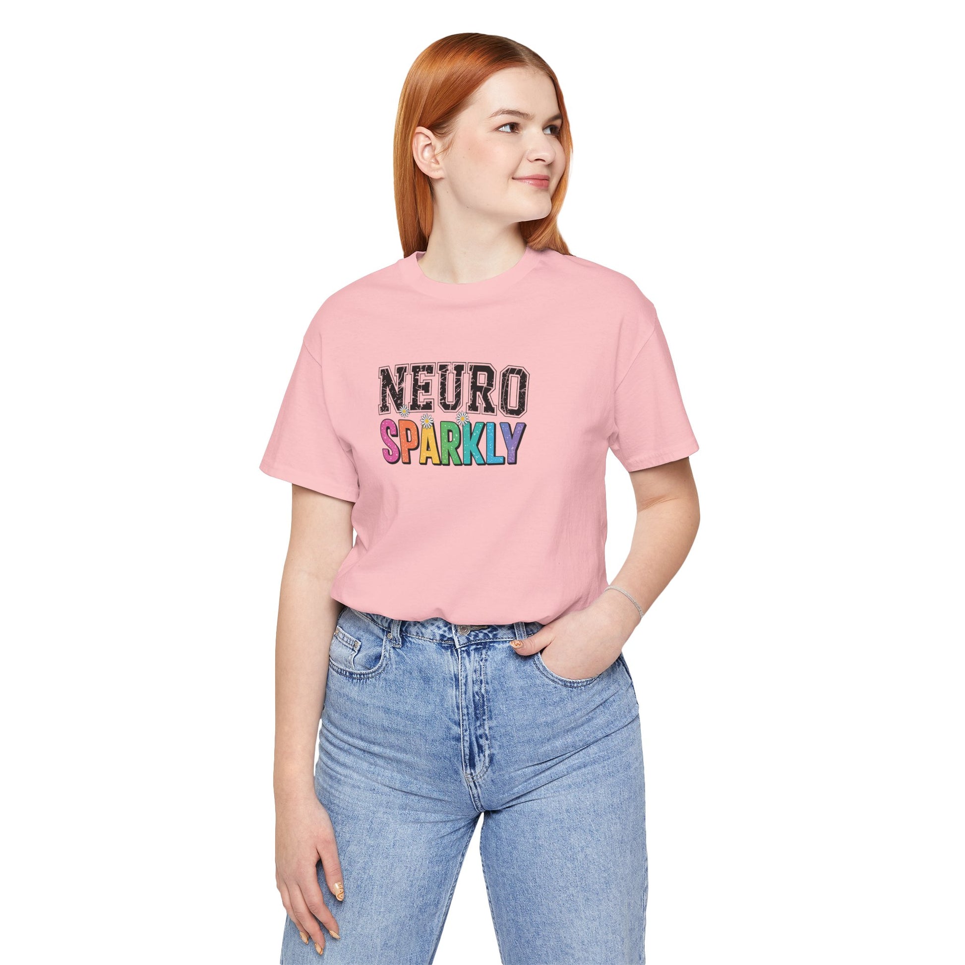 T-Shirt NEURO SPARKLY – Colorful ADHD T Shirt for Women & Young Adults