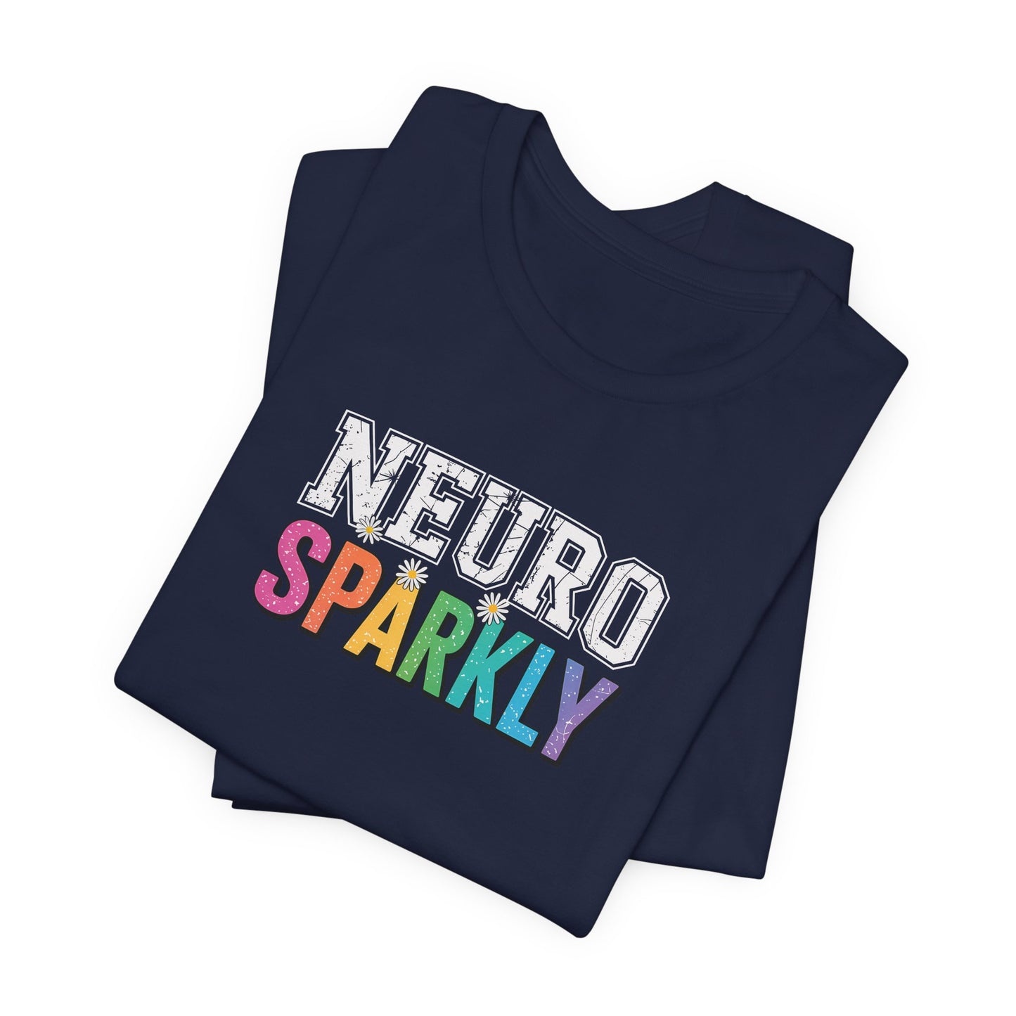 T-Shirt NEURO SPARKLY – Colorful ADHD T Shirt for Women & Young Adults
