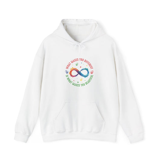 WHAT MAKES YOU DIFFERENT Hoodie – Colorful Neurodiversity Sweatshirt