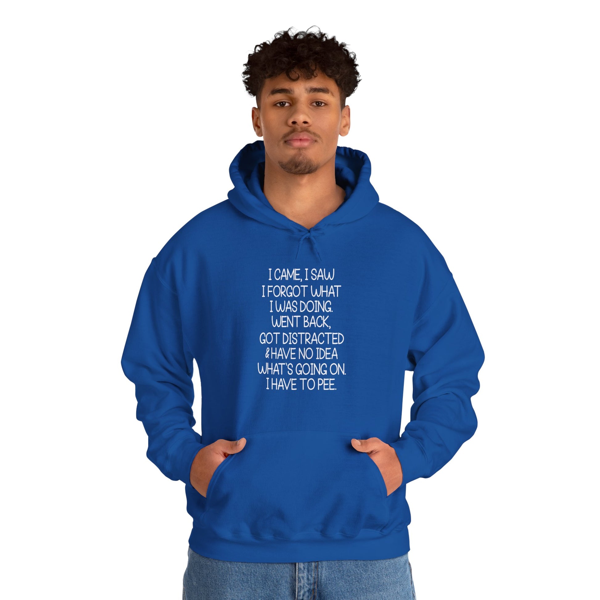 Hoodie I CAME I SAW I FORGOT Hoodie – Funny ADHD Hoodie for Adults