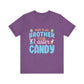 Heather Team Purple Women’s Easter Shirt – Will Trade Brother for Easter Candy Funny Tee
