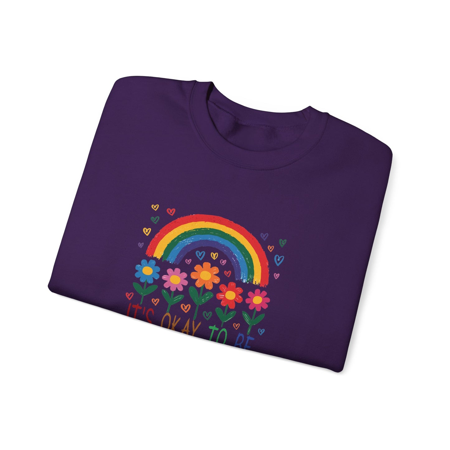 Sweatshirt It's Okay to Be Different Rainbow Autism Awareness Sweatshirt