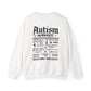 Sweatshirt Autism Awareness World Tour Statement Autism Sweatshirt