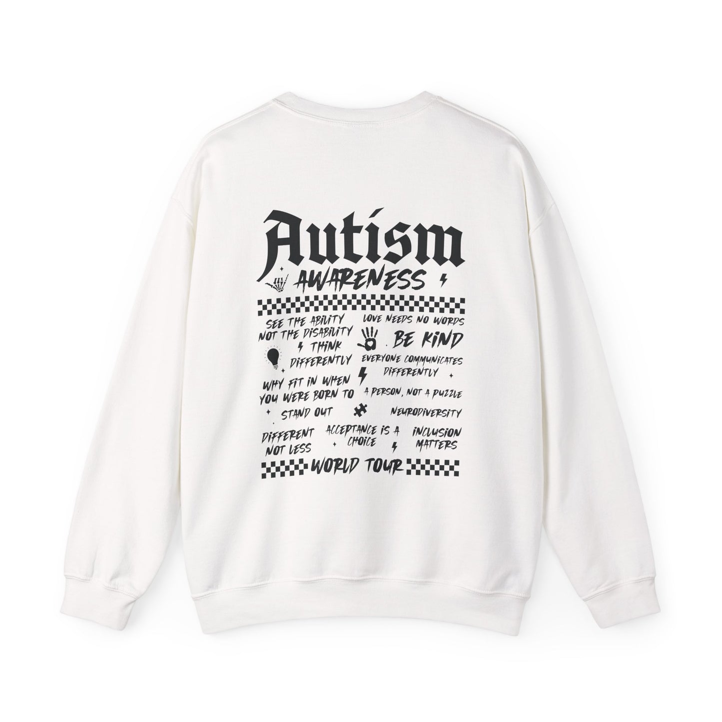 Sweatshirt Autism Awareness World Tour Statement Autism Sweatshirt