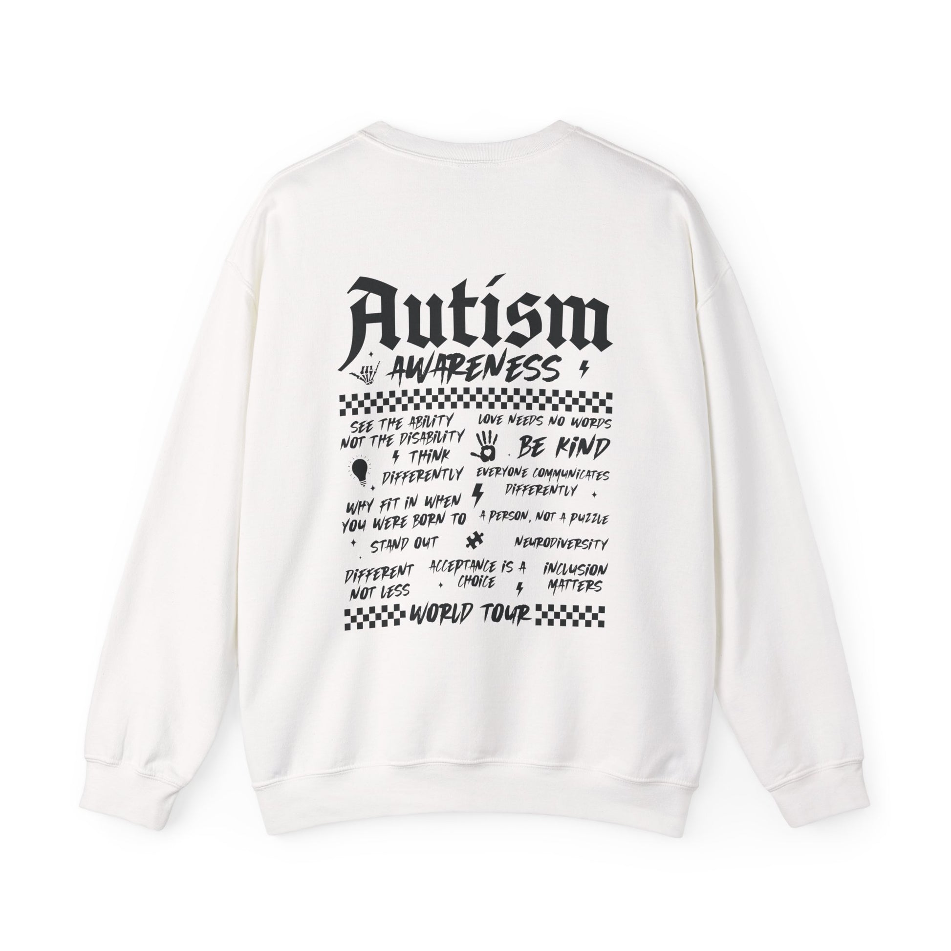 Sweatshirt Autism Awareness World Tour Statement Autism Sweatshirt