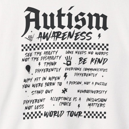 Sweatshirt Autism Awareness World Tour Statement Autism Sweatshirt