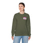 Sweatshirt Hello, I'm Anxious Nametag Sweatshirt for Socially Anxious Women