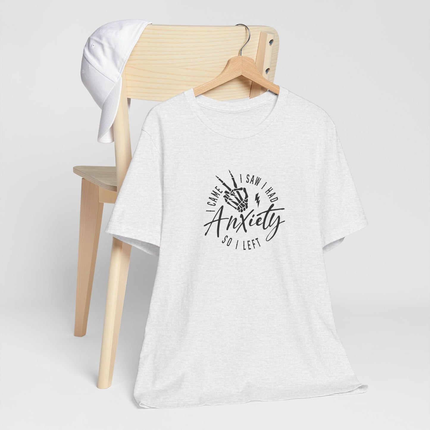 T-Shirt I CAME I SAW I HAD Anxiety Shirt – Funny Mental Health Tee