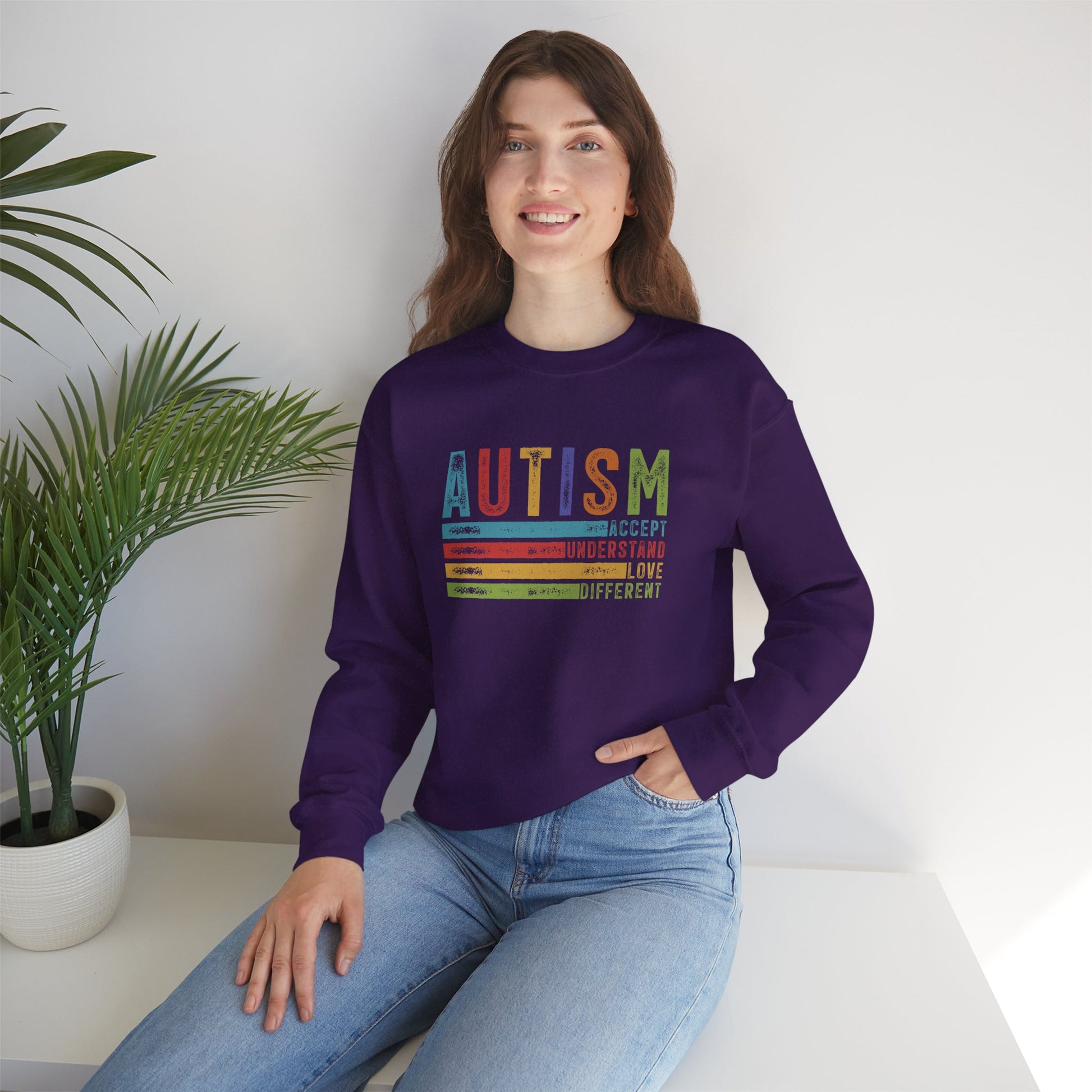 Sweatshirt AUTISM Accept Understand Love Supportive Awareness Sweatshirt