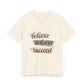 Inspirational T Shirts – Believe Achieve Succeed Tee for Women