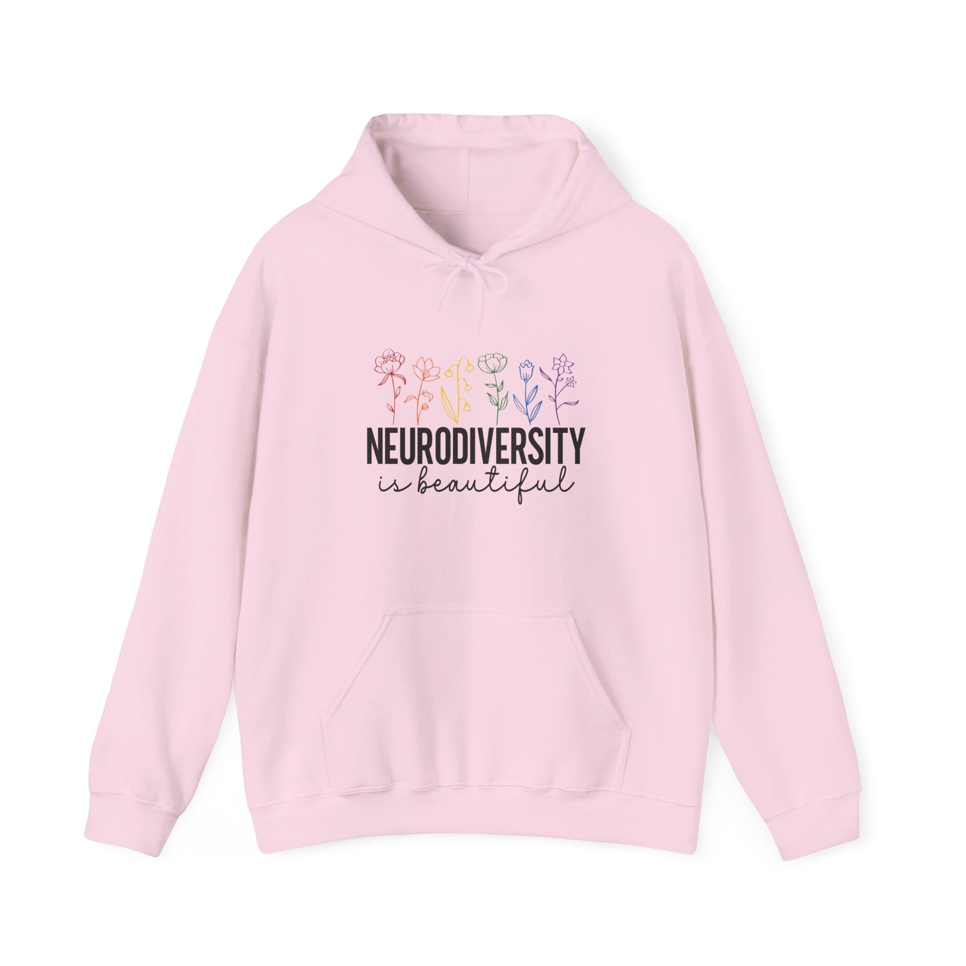 Hoodie NEURODIVERSITY is Beautiful Hoodie – Floral Autism Awareness Hoodie