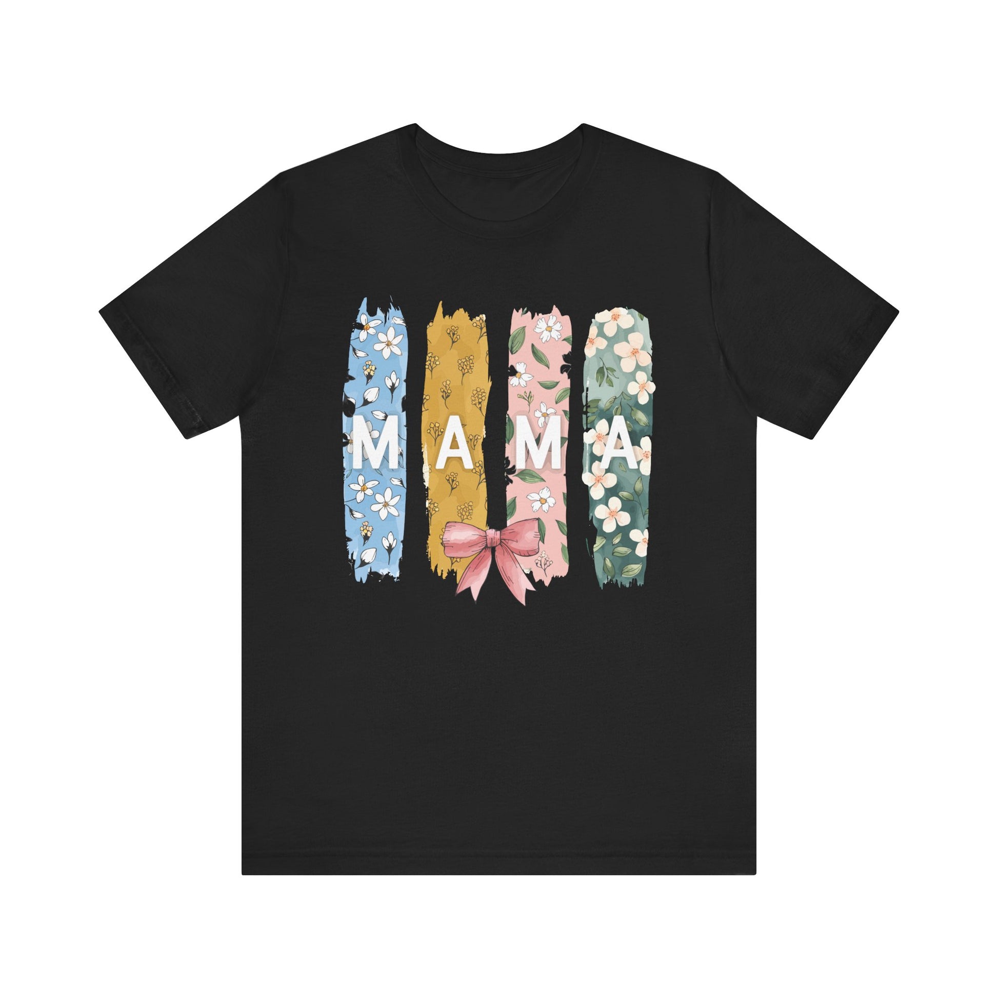 Black Mama – Colorful Floral Mom’s Day Shirt for Stylish Moms