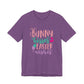 Cute Easter Shirt – Bunny Kisses & Easter Wishes Tee for Women | Family Easter Tee