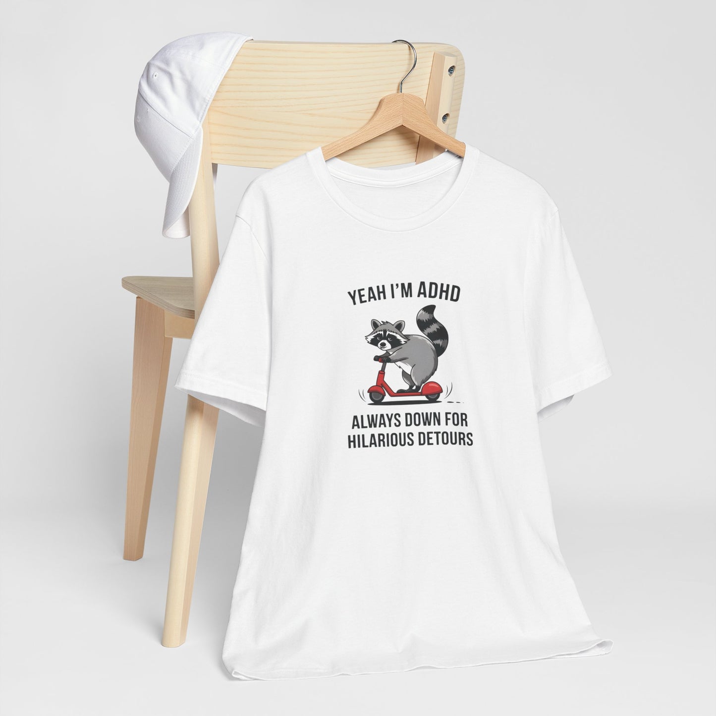 T-Shirt YEAH I’M ADHD T-Shirt – Funny ADHD Detour Cartoon Shirt