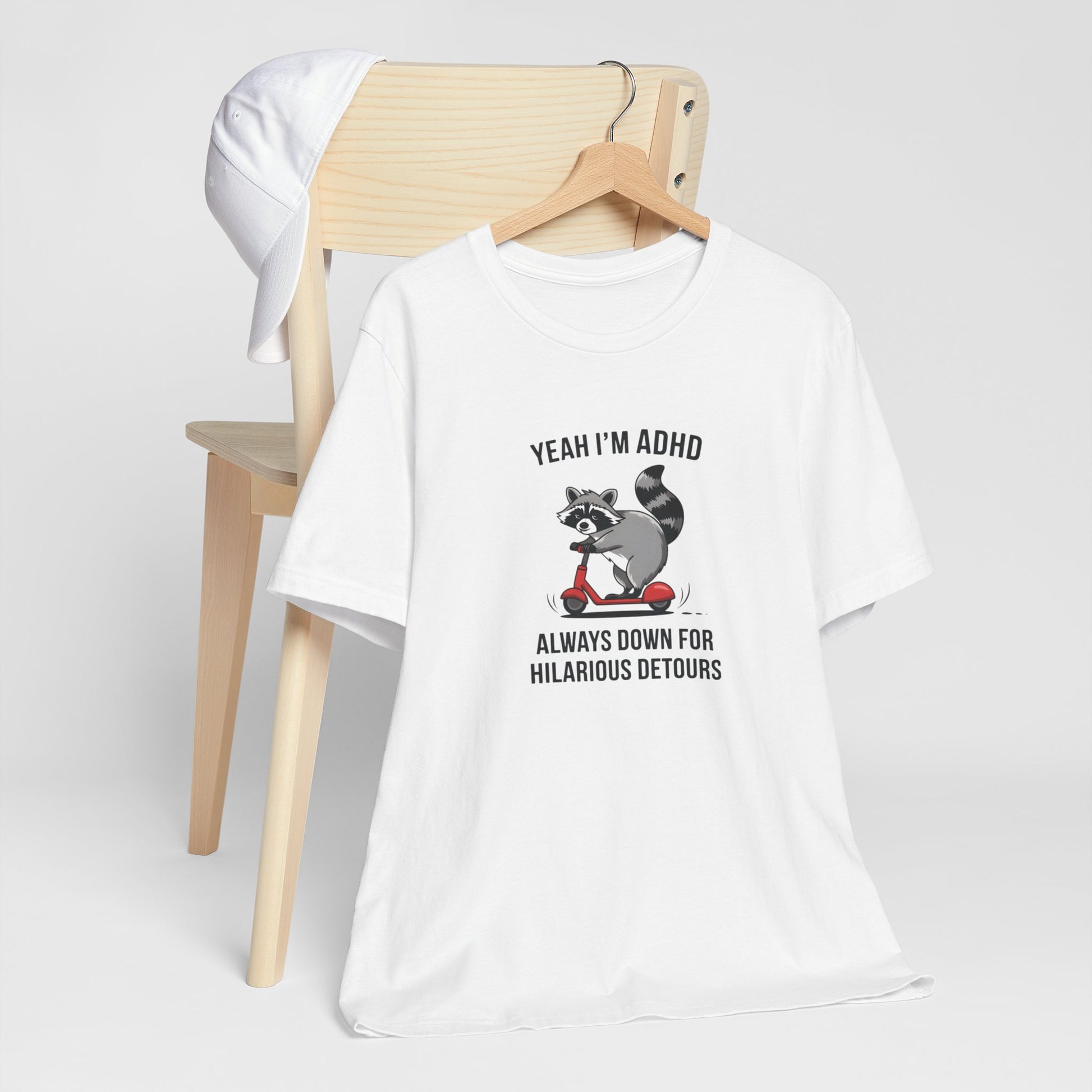 T-Shirt YEAH I’M ADHD T-Shirt – Funny ADHD Detour Cartoon Shirt