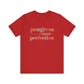 Red Progress Over Perfection Shirt – Growth Mindset Shirt