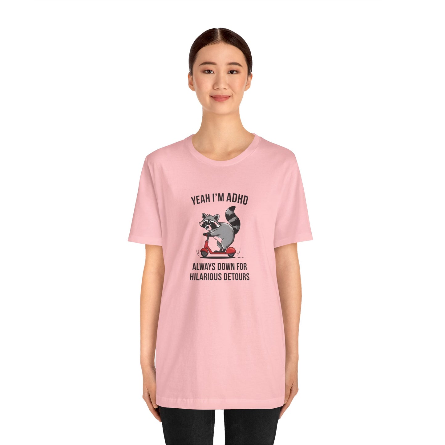 T-Shirt YEAH I’M ADHD T-Shirt – Funny ADHD Detour Cartoon Shirt
