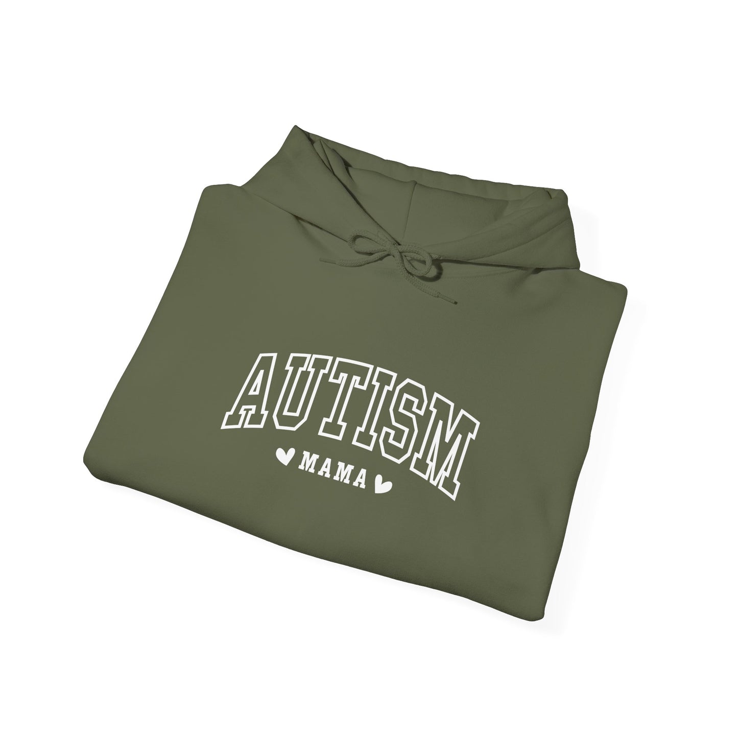 Hoodie AUTISM MAMA Hoodie – Collegiate-Inspired Supportive Mom Design