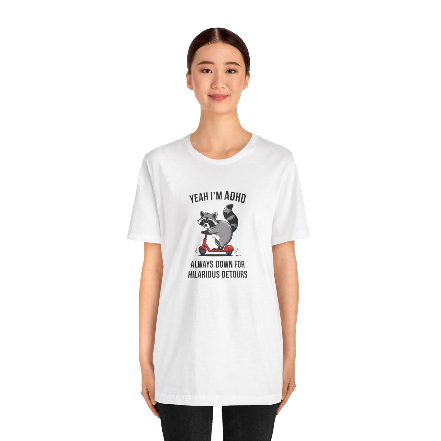 T-Shirt YEAH I’M ADHD T-Shirt – Funny ADHD Detour Cartoon Shirt