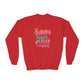 Red Bunny Kisses & Easter Wishes Sweatshirt | Cute Easter Sweatshirt for Kids