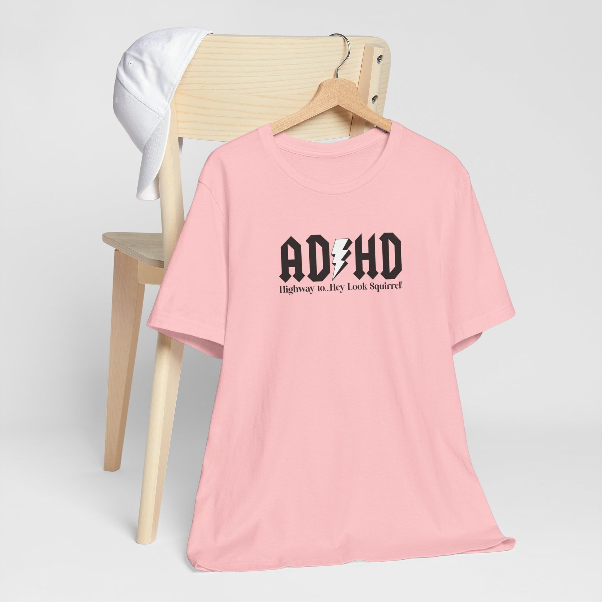 T-Shirt Highway to ADHD Funny T-Shirt – Gothic Pop Culture Graphic Tee