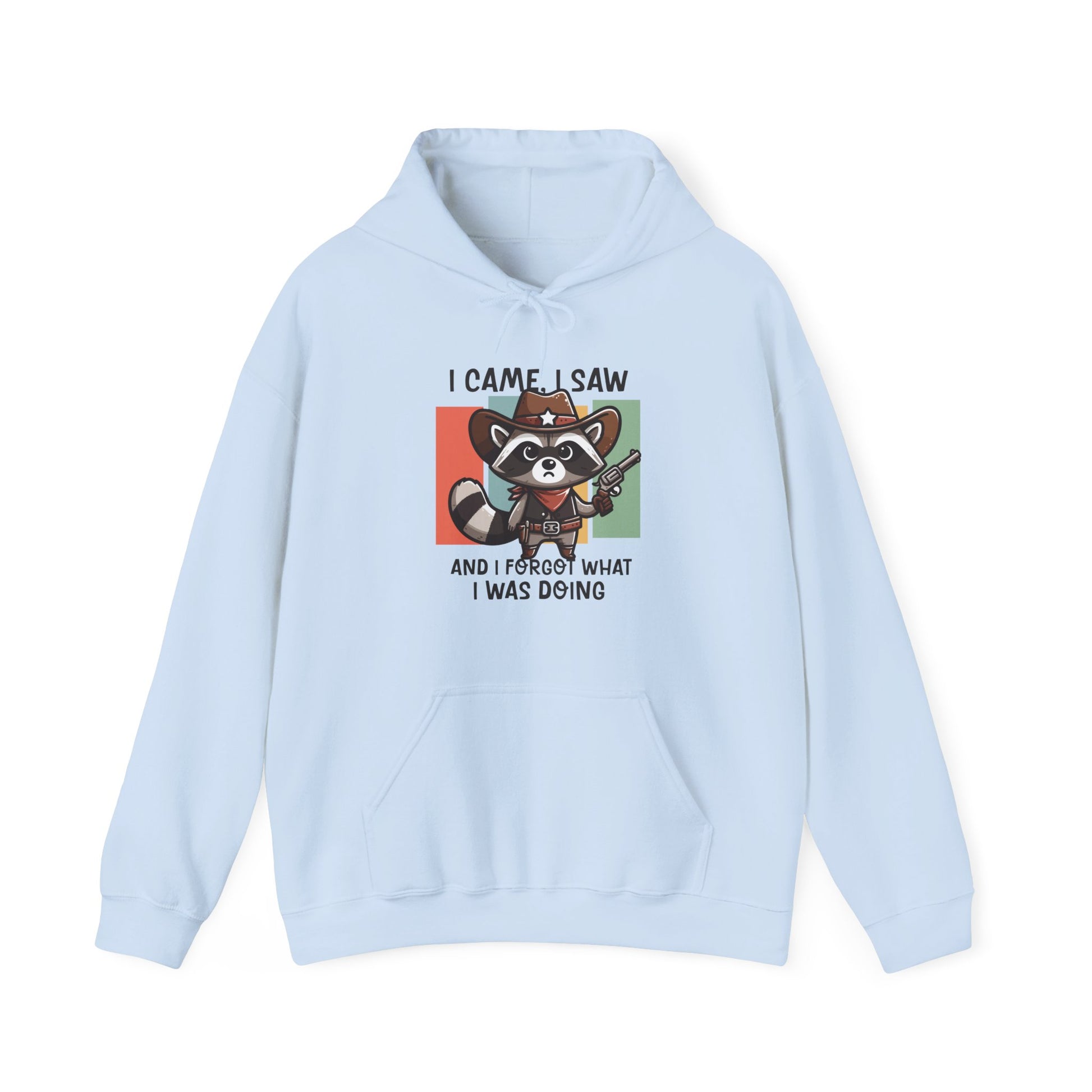 Hoodie I Came I Saw And I Forgot Hoodie – Funny ADHD Raccoon Hoodie