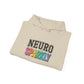 NEURO SPARKLY Autism Hoodie – Bold Varsity Floral Graphic Hoodie