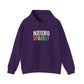 NEURO SPARKLY Autism Hoodie – Bold Varsity Floral Graphic Hoodie