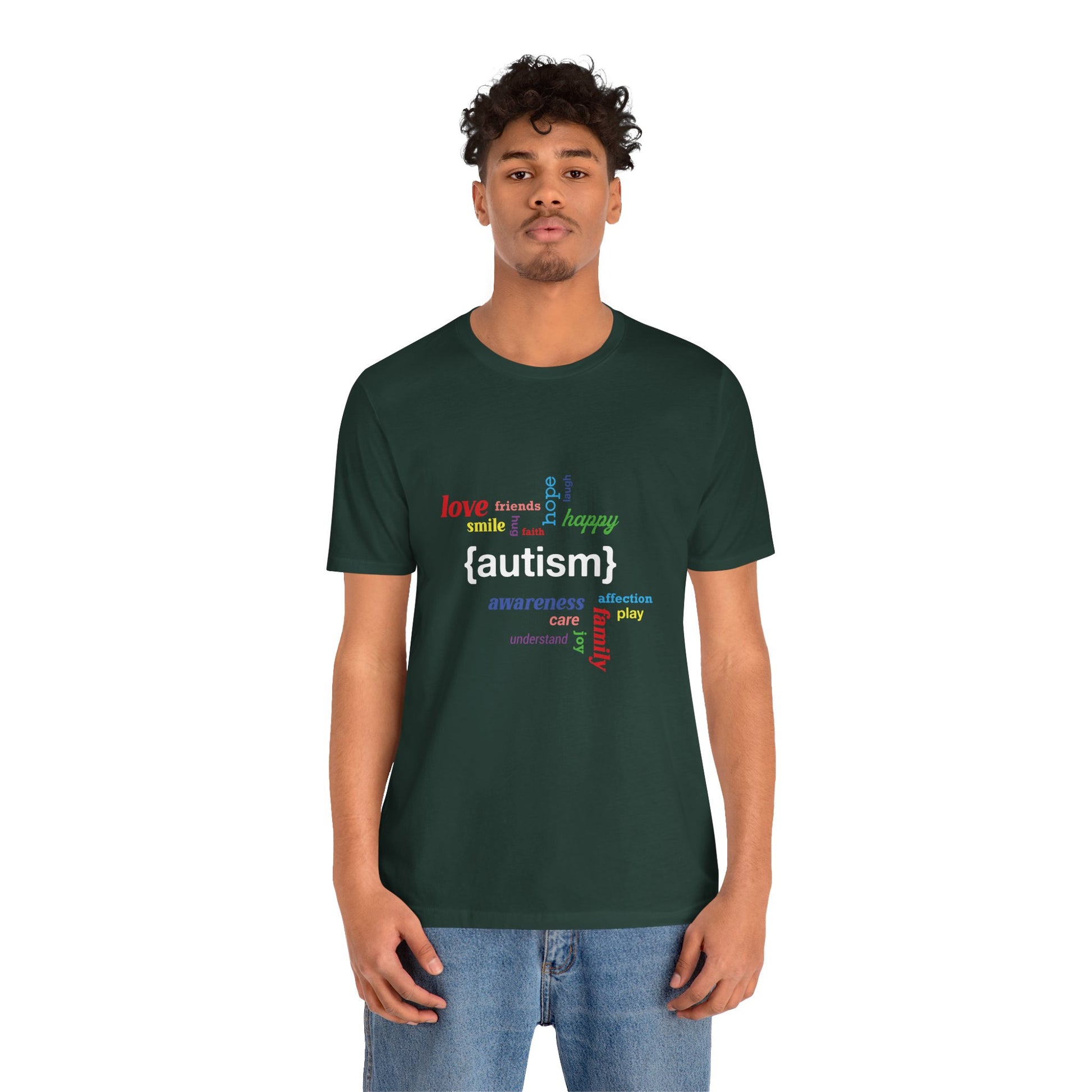 T-Shirt Love Friends Hug Faith Awareness [Autism] Subtle Autism T Shirt