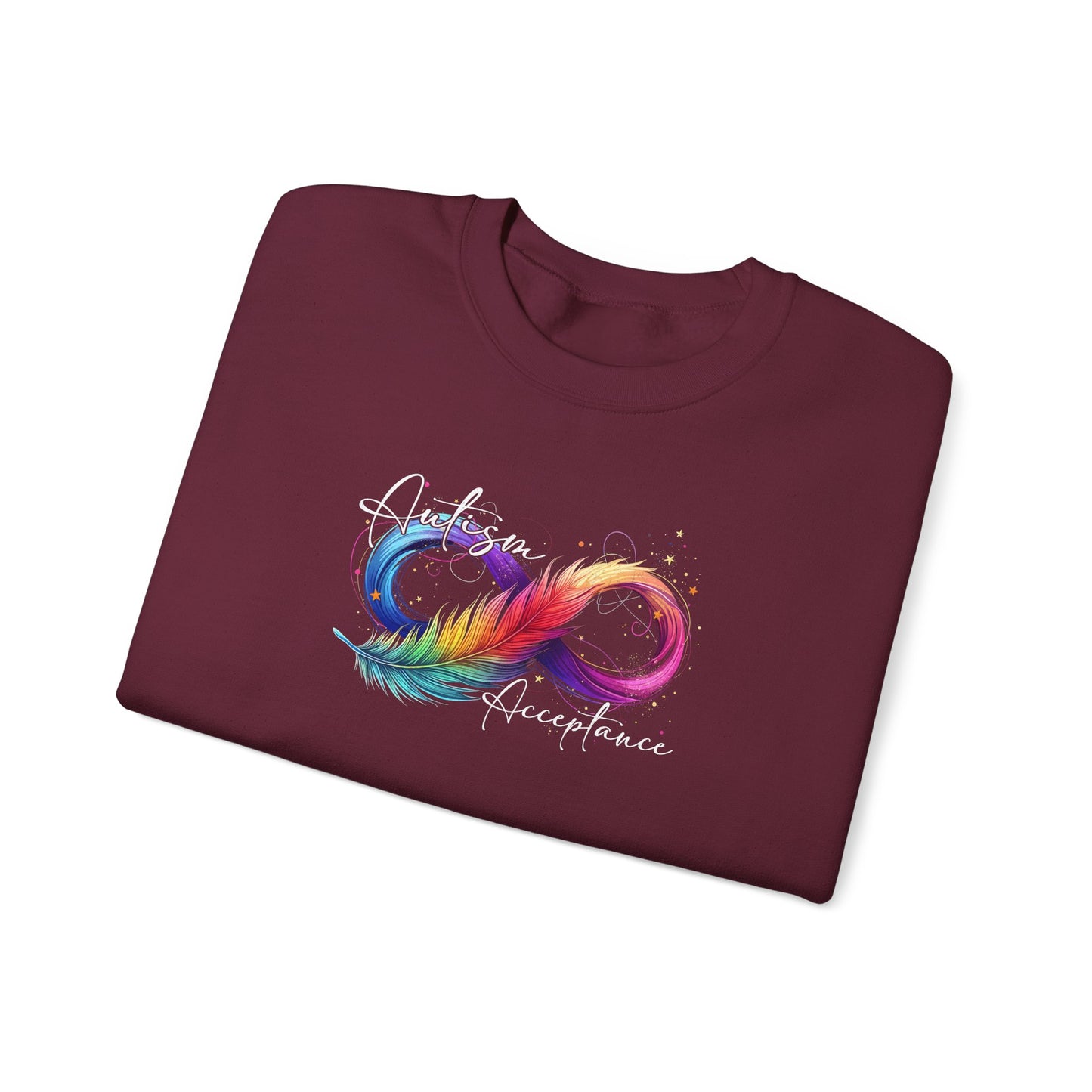 Sweatshirt Autism Acceptance Sweatshirt with Neurodiversity Symbol