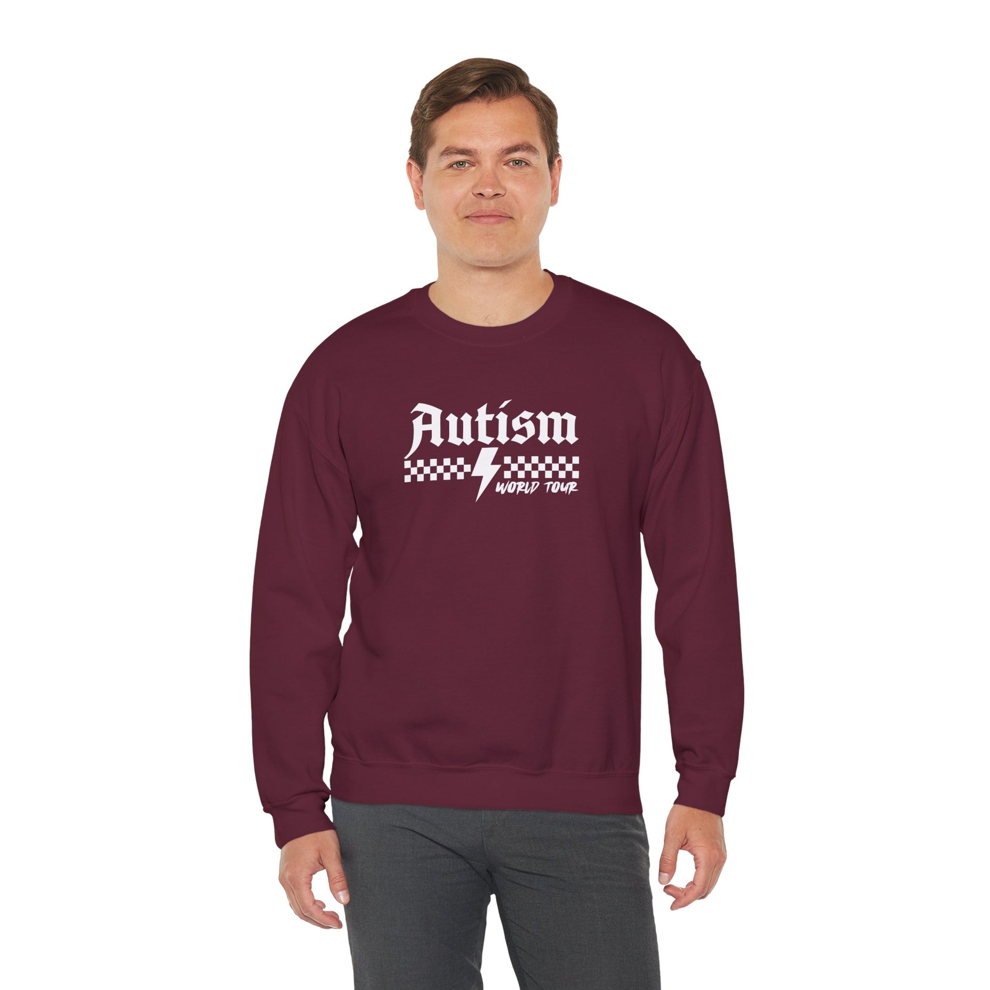 Sweatshirt Autism Awareness World Tour Statement Autism Sweatshirt