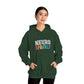 NEURO SPARKLY Autism Hoodie – Bold Varsity Floral Graphic Hoodie