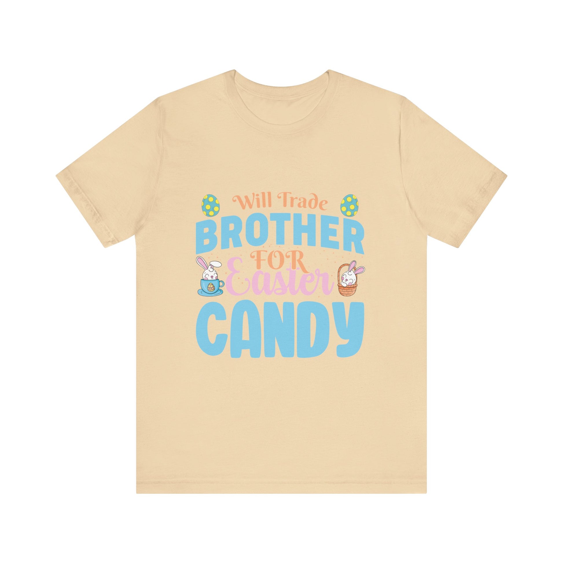 Soft Cream Women’s Easter Shirt – Will Trade Brother for Easter Candy Funny Tee