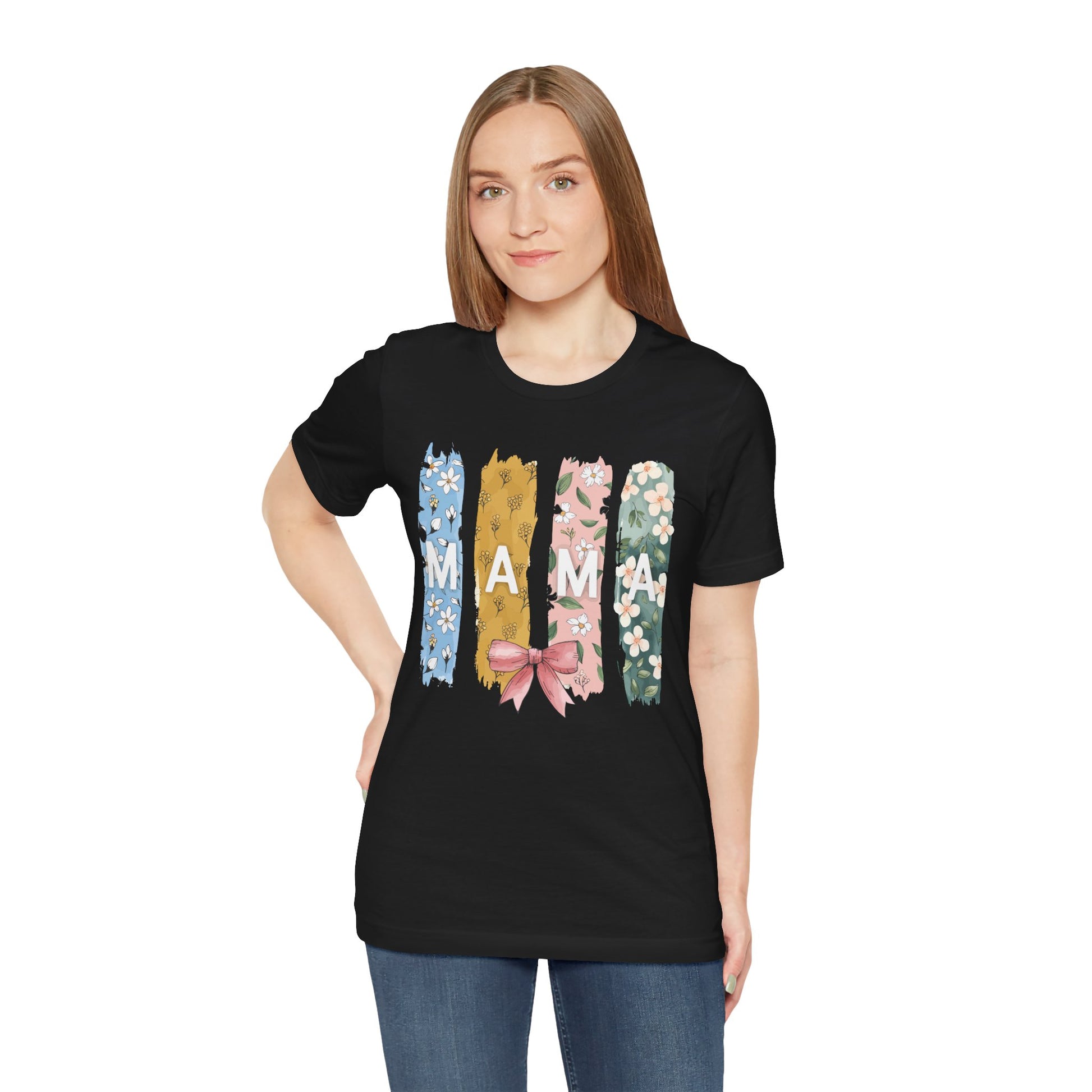 Mama – Colorful Floral Mom’s Day Shirt for Stylish Moms