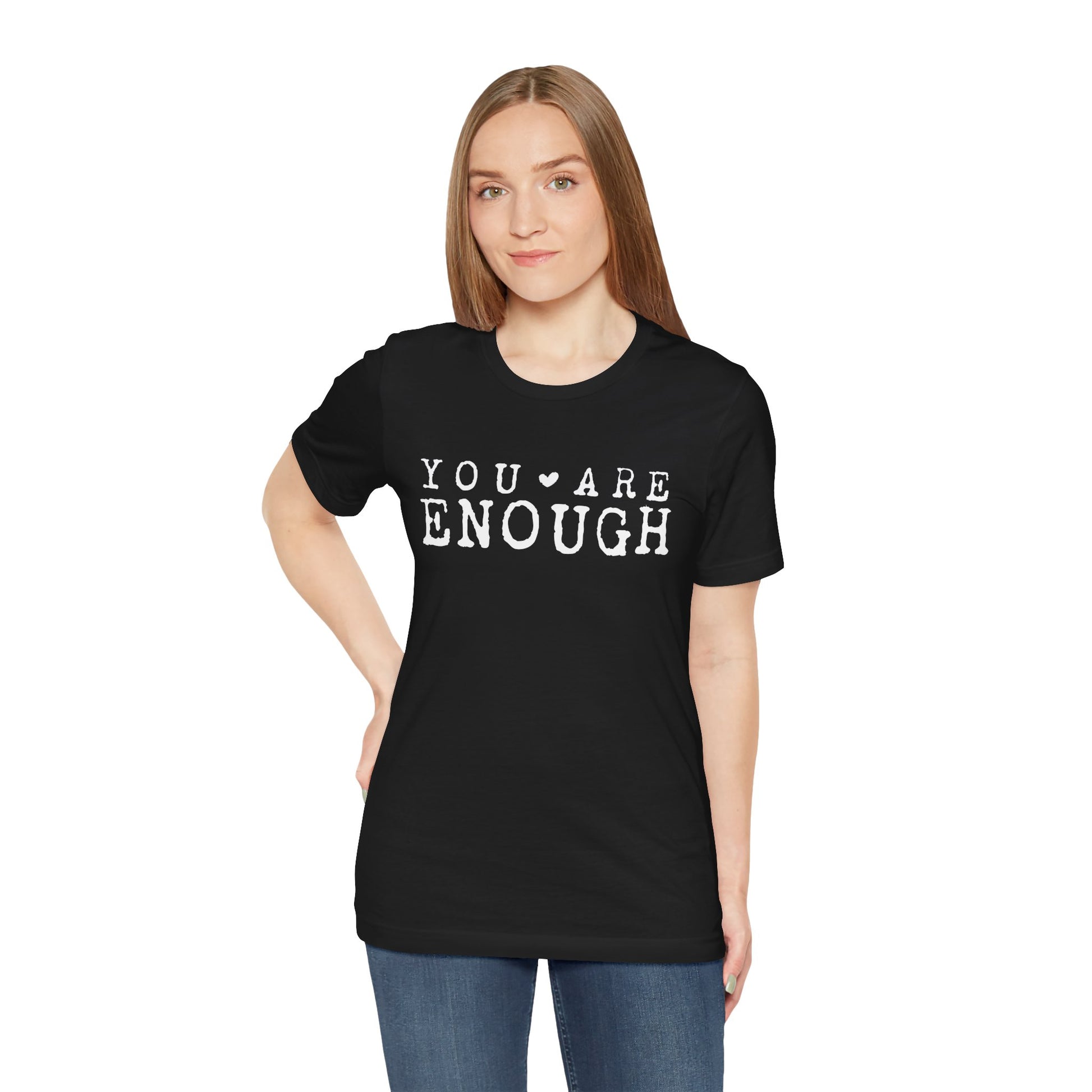 You Are Enough – Black Suicide Awareness Shirts for Women