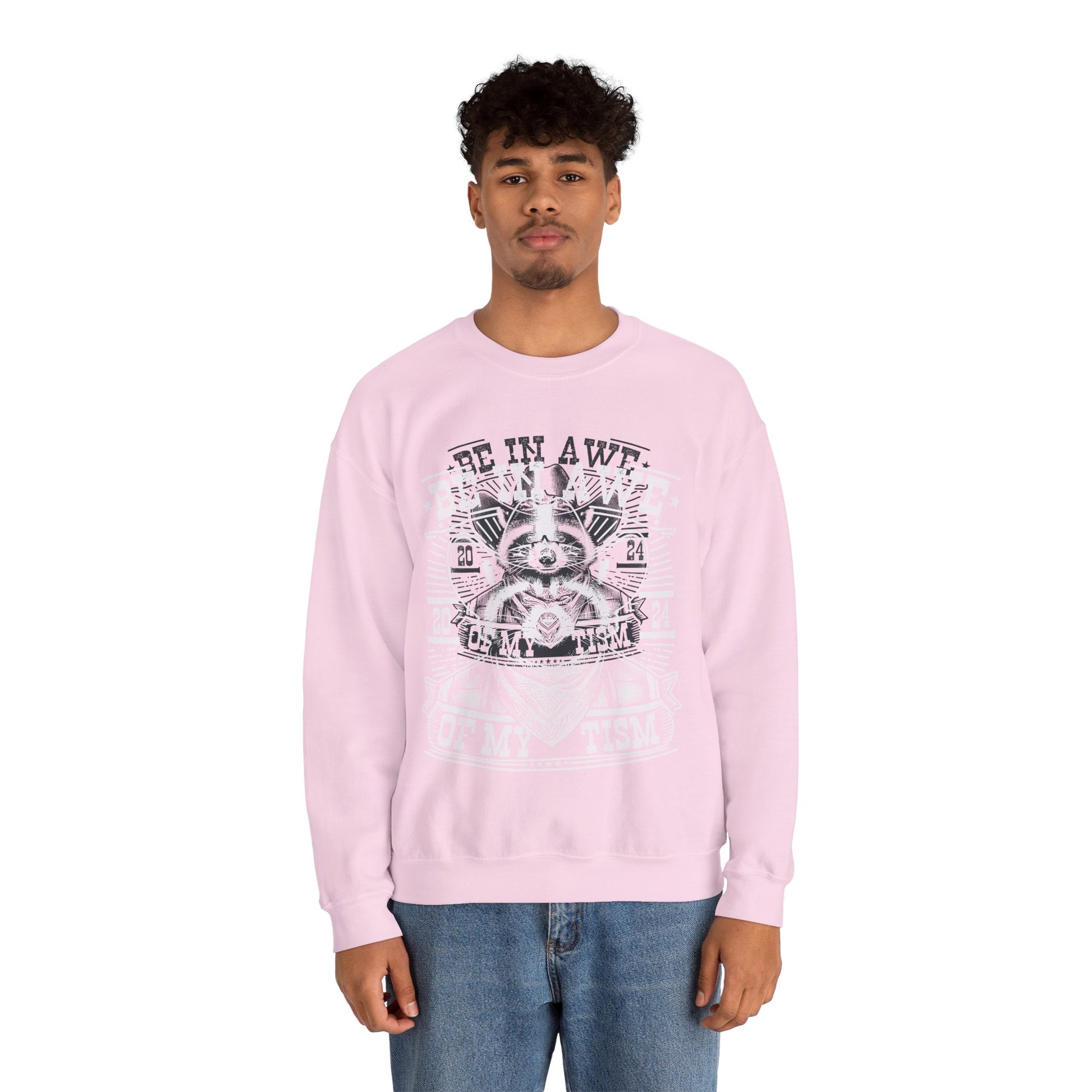 Sweatshirt BE IN AWE OF MY 'TISM Western Meme Autism Sweatshirt