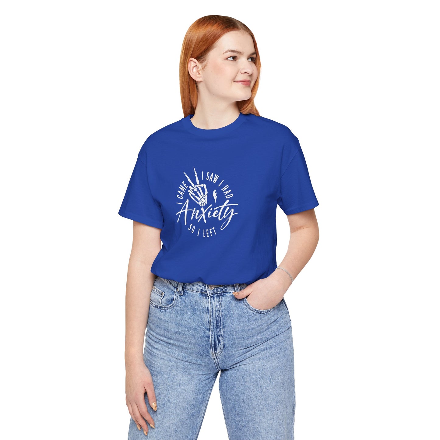 T-Shirt I CAME I SAW I HAD Anxiety Shirt – Funny Mental Health Tee