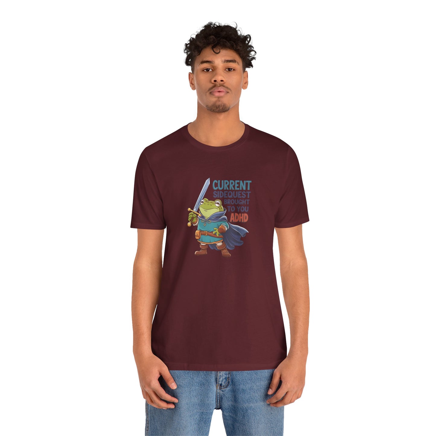 T-Shirt CURRENT SIDEQUEST BROUGHT TO YOU BY ADHD - ADHD T Shirt Funny