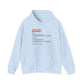 ADHD (Noun) Definition – Funny ADHD Hoodie with Positive Traits