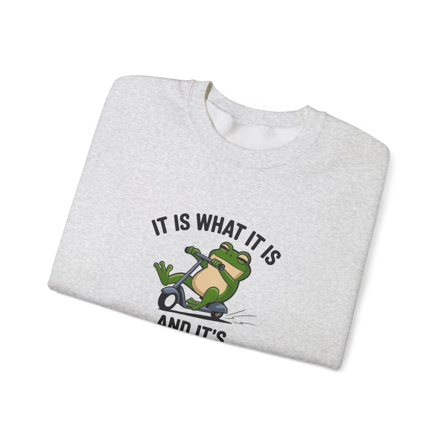 Sweatshirt IT IS WHAT IT IS AND IT'S AUTISM Funny Scooter Autism Sweatshirt