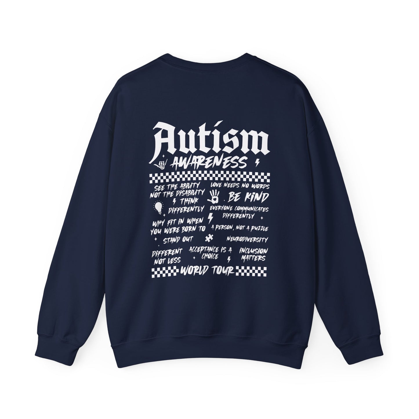 Sweatshirt Autism Awareness World Tour Statement Autism Sweatshirt
