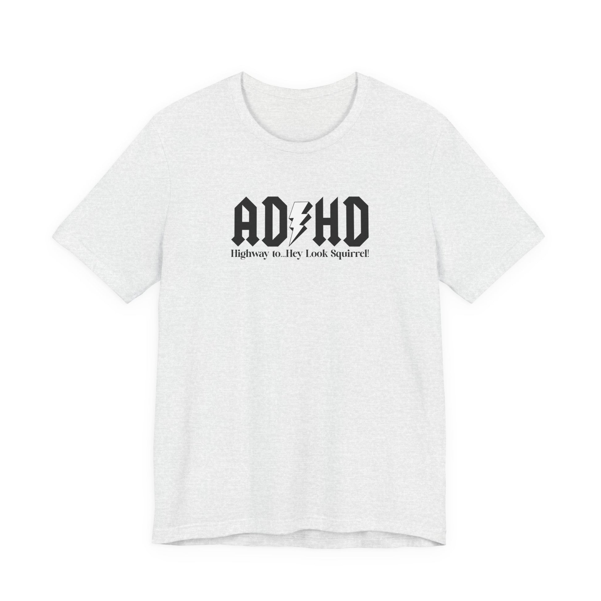 T-Shirt Highway to ADHD Funny T-Shirt – Gothic Pop Culture Graphic Tee