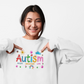 Sweatshirt Accept Understand Love Autism Sweatshirt with Playful Design