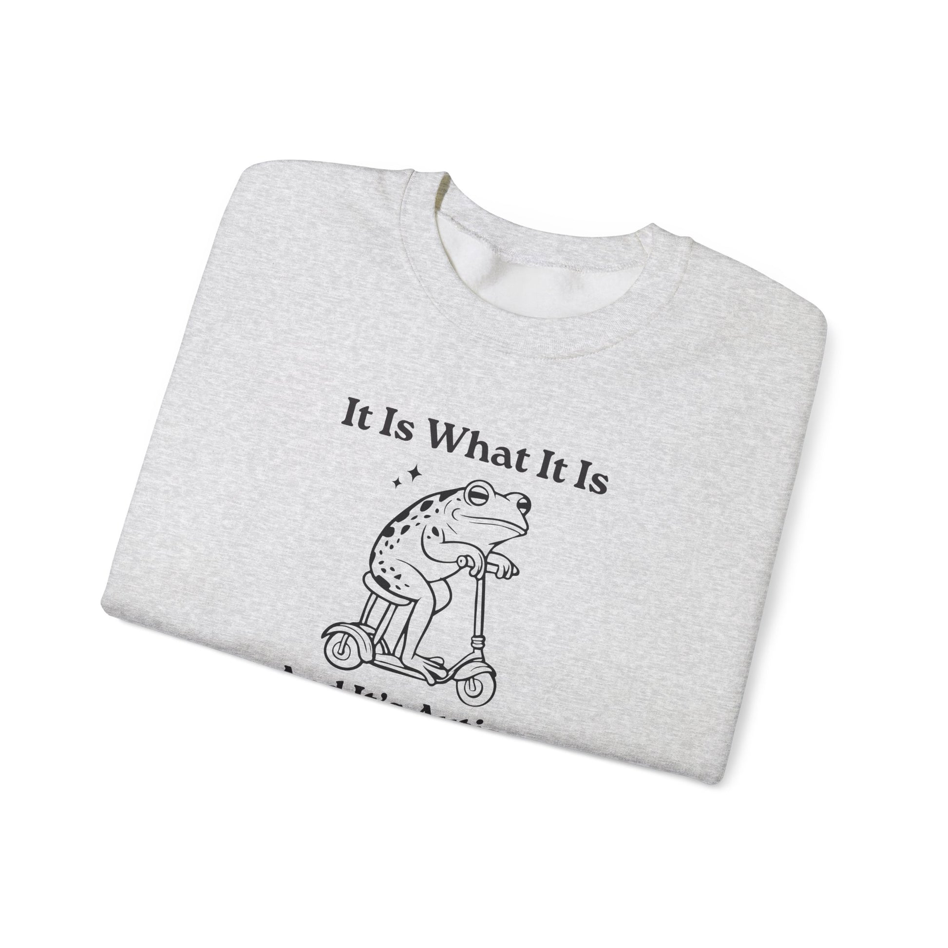 Sweatshirt It Is What It Is And It’s Autism Funny Sweatshirt for Adults & Teens