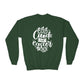 Forest Green Egg-cited for Easter Kids Sweatshirt | Funny Easter Sweatshirt