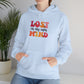 Hoodie LOST in my own MIND Hoodie – Retro ADHD Graphic Hoodie