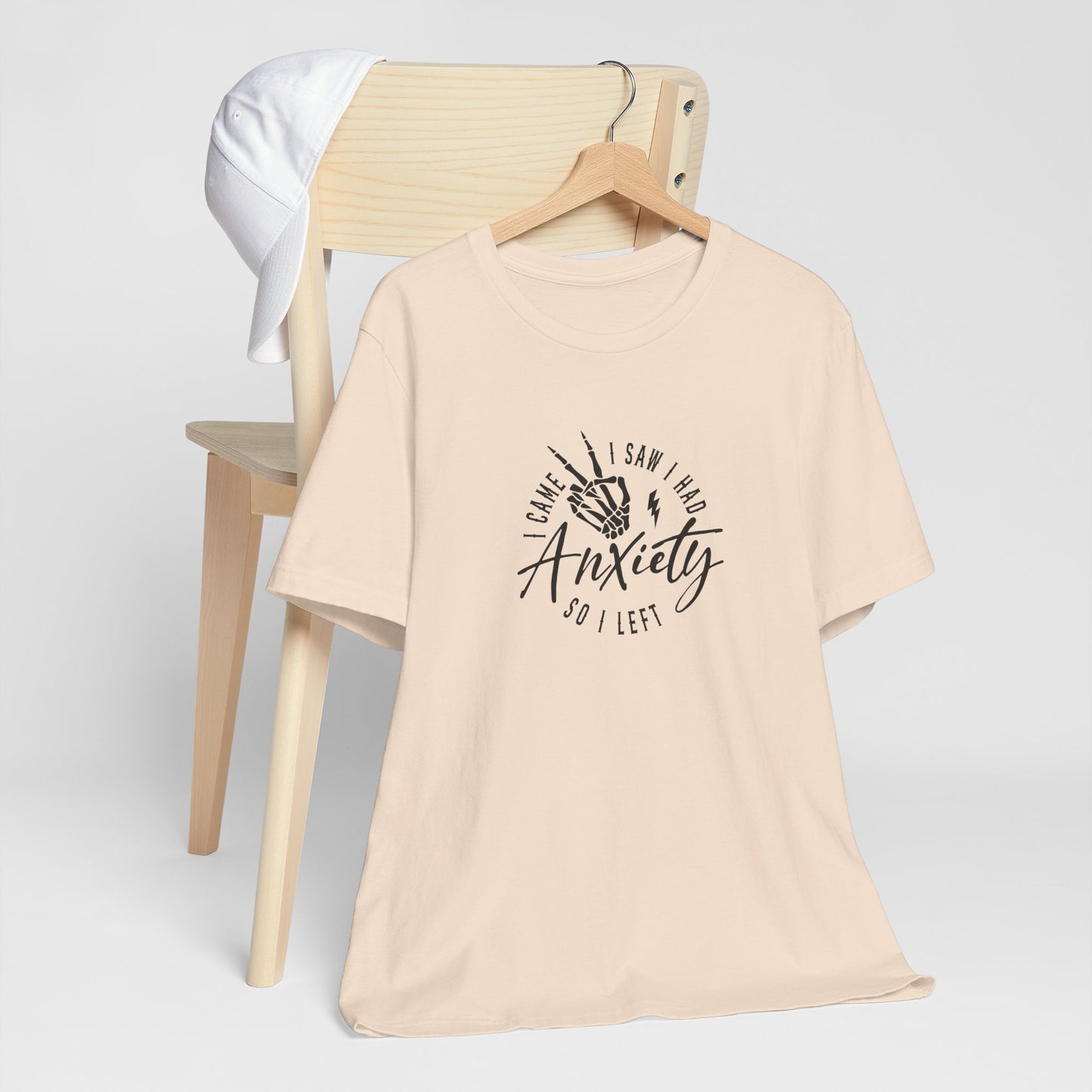 T-Shirt I CAME I SAW I HAD Anxiety Shirt – Funny Mental Health Tee