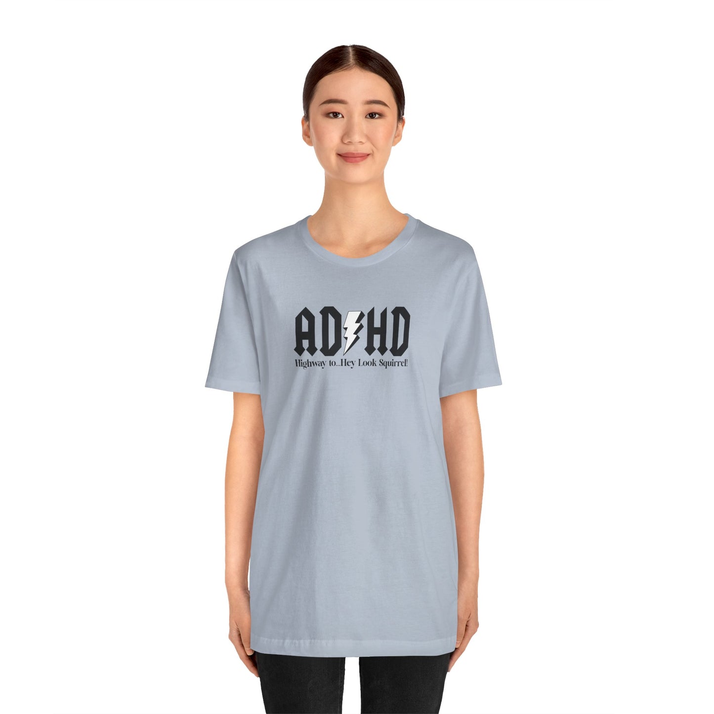 T-Shirt Highway to ADHD Funny T-Shirt – Gothic Pop Culture Graphic Tee
